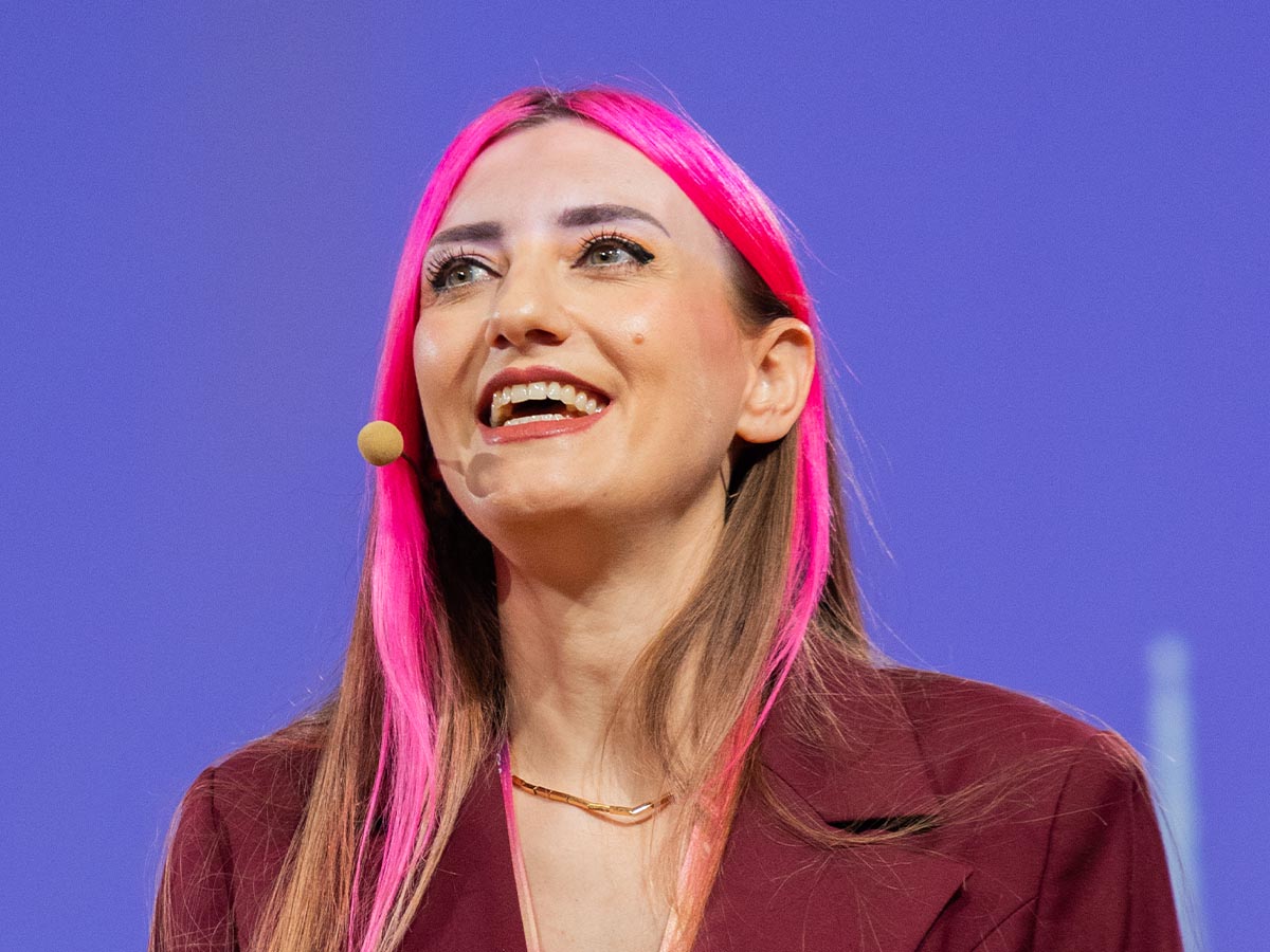 Margherita Tercon sul palco
